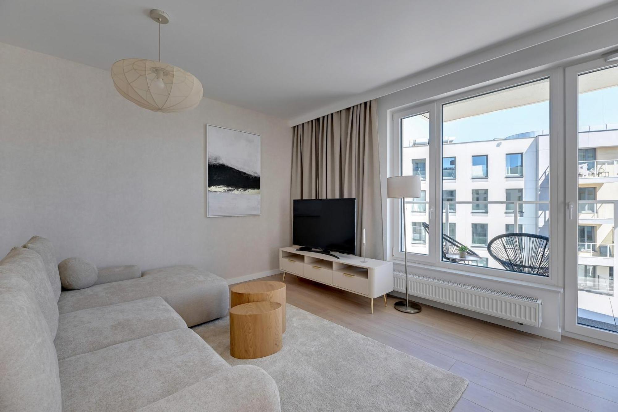 Przystan Letnica Seaside By Downtown Apartments 格但斯克 客房 照片